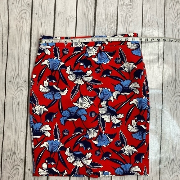 J. Crew Factory Floral Print Pencil Skirt - Picture 4 of 7